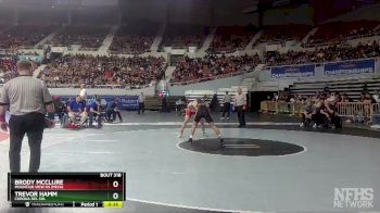 D1-132 lbs Cons. Round 3 - Brody McClure, Mountain View Hs (Mesa) vs Trevor Hamm, Corona Del Sol