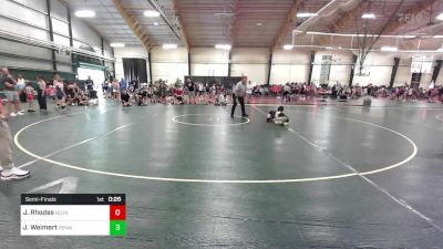 72.8 lbs Semifinal - Joseph Rhodes, Nova Wrestling Club vs Joshua Weimert, Pit Bull Wrestling Academy