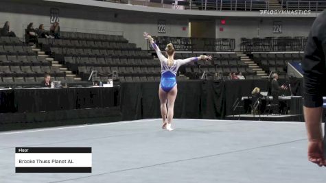 Brooke Thuss Planet AL - Floor - 2022 Elevate the Stage Huntsville presented by SportsMED & Crestwood