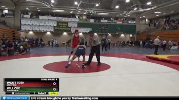 170 lbs Cons. Round 4 - Wyatt Toth, Great Oak vs Will Cox, Yorba Linda