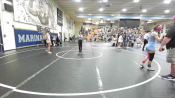 120 lbs 3rd Place Match - Megan Merrifield, Temescal Canyon vs Zoey Quaid, Ramona/Riverside