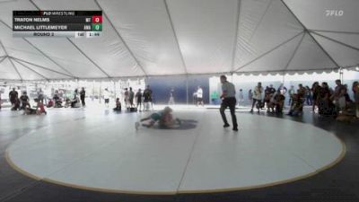 88 lbs Round 2 - Traton Nelms, Mantanona TC vs Michael Littlemeyer, Arete Wrestling Academy