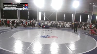 132 lbs Cons. Sub-quarters - Kristian DeClercq, ISI vs Xavier Pollard, Louisville Wrestling Club