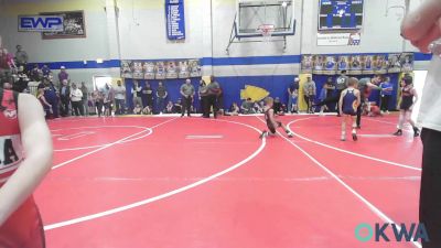 52 lbs Round Of 16 - Baylor King, Team Tulsa Wrestling Club vs Kellen Rupp, Perry Wrestling Academy