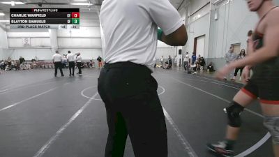 144-150 lbs Cons. Semi - Emmitt Thomas, Unattached vs Bryce Ault, Mustangs