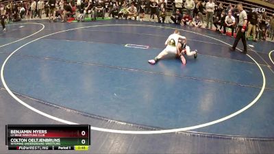 67 lbs Semifinal - Colton Oeltjenbruns, Wyoming Underground Wrestling vs Benjamin Myers, LV Bear Wrestling Club