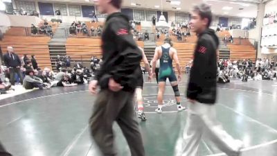 165 lbs 7th Place Match - Dane Blair, La Costa Canyon vs Matheus Pereira, San Clemente