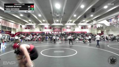 157 lbs Semifinal - Mika Ontiveros, John H Pitman vs Stephen Seymour, Hollister High School