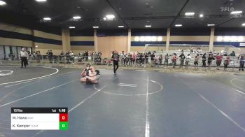 157 lbs Semifinal - Max Haws, War vs Korey Kemper, Team Thunder WC