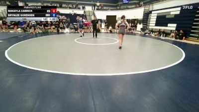 125 lbs Round 4 (6 Team) - Makayla Carrick, Utah Gold vs Brynlee Sorensen, Sanderson Wrestling Academy 1