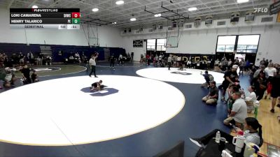 45 lbs Semifinal - Henry Talarico, Poway Elite vs Loki Camarena, Socal Hammers Wrestling Club