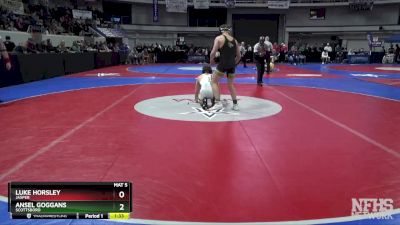 5A 165 lbs Semifinal - Ansel Goggans, Scottsboro vs Luke Horsley, Jasper