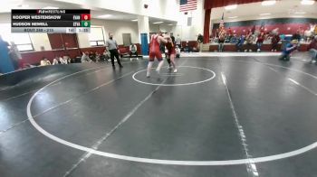 215 lbs Champ. Round 2 - Hudson Newell, Star Valley vs Kooper Westenskow, Evanston
