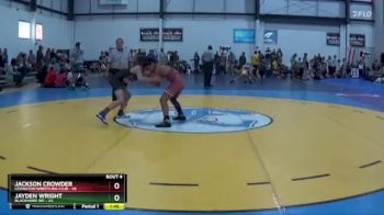 125 lbs Round 2 (4 Team) - Jackson Crowder, LEXINGTON WRESTLING CLUB vs Jayden Wright, BLACKHAWK WC