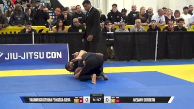 Melany Cordero vs Yasmin Cristhina Fonseca Silva 2025 World IBJJF Jiu-Jitsu No-Gi Championship