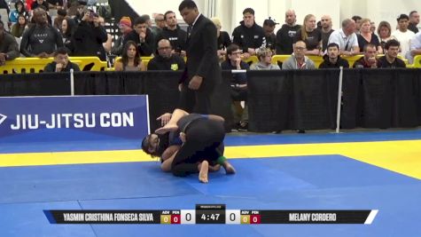 Melany Cordero vs Yasmin Cristhina Fonseca Silva 2025 World IBJJF Jiu-Jitsu No-Gi Championship