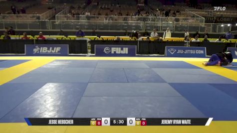 Jeremy Ryan Waite vs Jesse Hebscher 2025 Pan Jiu Jitsu IBJJF Championship