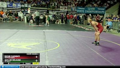 D 1 138 lbs Champ. Round 2 - Richie Clementi, Brother Martin vs Baylor Delaune, St. Paul`s