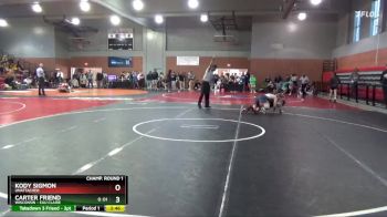165 lbs Champ. Round 1 - Kody Sigmon, Unattached vs Carter Friend, Wisconsin - Eau Claire