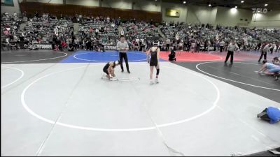 101 lbs Semifinal - Avah Garrett, Panhandle Wr Ac vs Aniyah Lofton, Combat