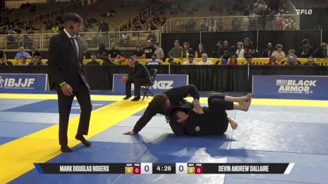 Devin Andrew Dallaire vs Mark Douglas Rogers 2025 Pan Jiu Jitsu IBJJF Championship