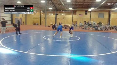 197 lbs Round 2 (6 Team) - Elijah Josey, Clackamas Community College vs Juan Luquin, Westcliff