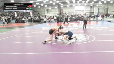 4 - 113 lbs Champ. Round 1 - Bentley Yates, Smithfield vs Jakob Thomas, Powhatan