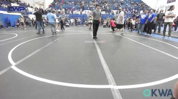 76 lbs Rr Rnd 4 - Weston Rutledge, Carl Albert vs Taylan Green, Harrah Little League Wrestling