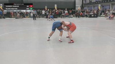 215 lbs Quarters - Gunner Ramage, Minion Training Center vs Blake Nguyen, Fighting Squirrels Wrestling Club
