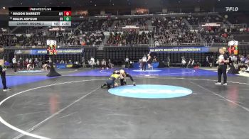 125 lbs Champ. Round 2 - Malik Asfour, Delaware Valley vs Mason Barrett, Averett