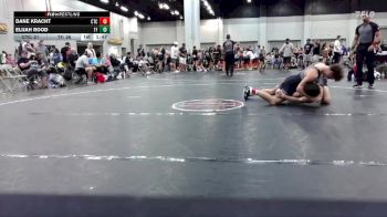 165 lbs Round 5 (6 Team) - Elijah Rood, The Factory vs Dane Kracht, Circle Training Center