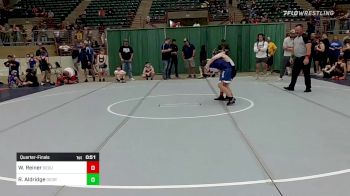 91 lbs Quarterfinal - William Reiner, Sequoyah Youth Wrestling Club vs Ryder Aldridge, Georgia