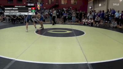 149 lbs Champ. Round 3 - Boedi Kirkland, Montreat College vs Garrett Wood, Lander