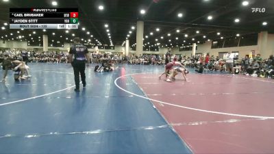 132 lbs Champ. Round 2 - Jayden Stitt, Young Guns Nashville vs Cael Brubaker, Best Trained Wrestling