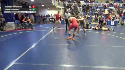 172 lbs Round Of 32 - Jackson VanOrden, Bellefonte vs Owen Sarsfield, Greater Latrobe