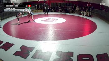 100 lbs 1st Place Match - Genniss Moriss, Sunnyslope High School vs Elexa Reyes, Spring Valley