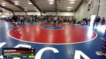 138 lbs Champ. Round 1 - Ethan Yarrington, Thermopolis vs Sam Scribner, Newcastle