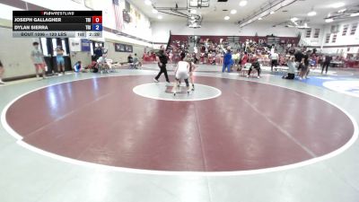 120 lbs Consolation - Joseph Gallagher, Triumph Trained vs Dylan Sierra, Triumph Trained