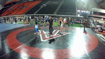 80 lbs Champ. Round 2 - Sadie Sweat, Montana vs Anyachi Matseshe, Hawaii