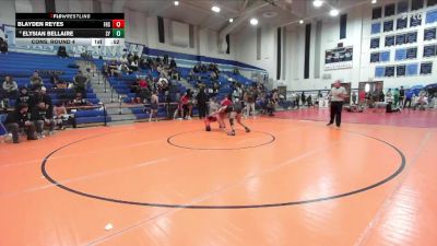 157 lbs Cons. Round 4 - Elysian Bellaire, San Ysidro vs Blayden Reyes, Fallbrook