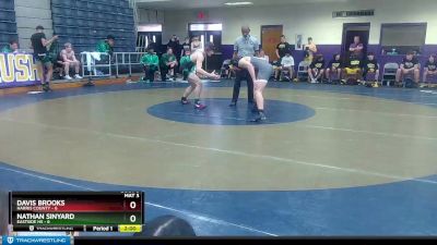 150 lbs Semis & 1st Wb (8 Team) - Nathan Sinyard, Eastside Hs vs Davis Brooks, Harris County