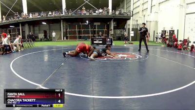 235 lbs Round 1 (6 Team) - Fanta Sall, Indiana vs Chacora Tackett, Ohio Red