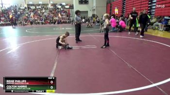 65 lbs Cons. Round 5 - Ridge Phillips, Panther Wrestling Club vs Colton Harris, River Rats Wrestling Club