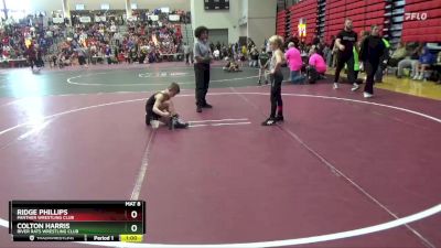 65 lbs Cons. Round 5 - Ridge Phillips, Panther Wrestling Club vs Colton Harris, River Rats Wrestling Club