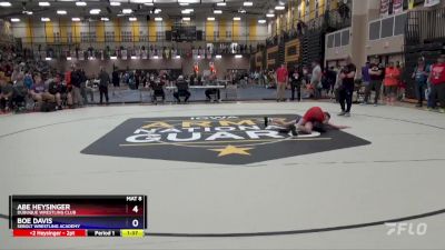 102 lbs Round 1 - Abe Heysinger, Dubuque Wrestling Club vs Boe Davis, Sebolt Wrestling Academy