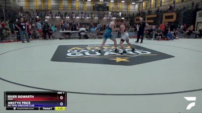 144 lbs Cons. Round 3 - River Sigwarth, Iowa vs Westyn Price, Big Game Wrestling Club