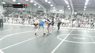 126 lbs Round Of 64 - Bailey Nimer, NC vs Hazel Zamora, TX