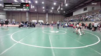 105 lbs Quarterfinal - Kyrstan Perez, Westmoore vs Ambrielle Chambers, Sand Springs
