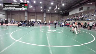 105 lbs Quarterfinal - Kyrstan Perez, Westmoore vs Ambrielle Chambers, Sand Springs