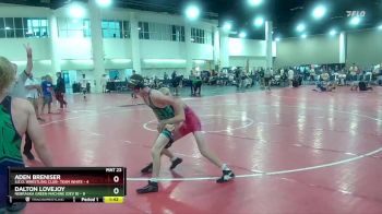 113 lbs Round 5 (6 Team) - Dalton Lovejoy, Nebraska Green Machine (Dev B) vs Aden Breniser, S.E.O. Wrestling Club- Team White